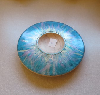 This painted sycaqmore bowl won a commended certificate for Chris Withall